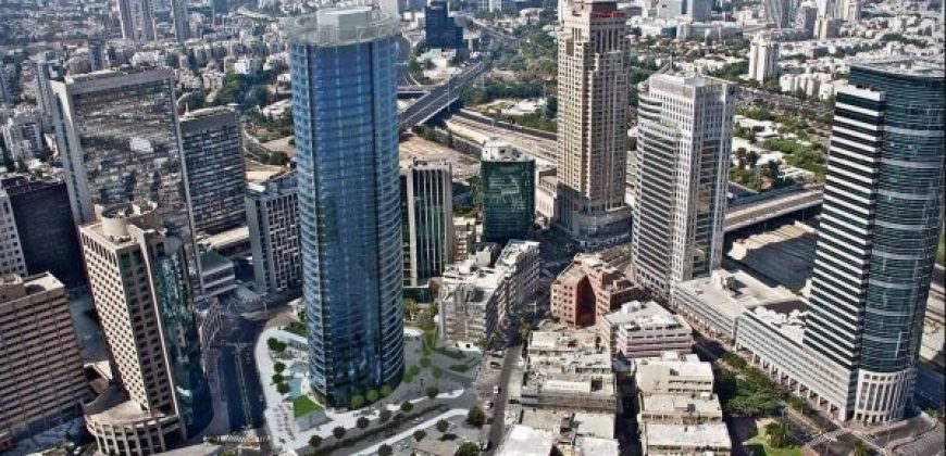 משרדים במגדל ספיר לכיוון מערב, נוף פנורמי