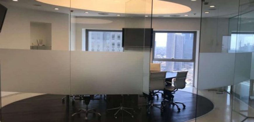 להשכרה במרומי מגדל רוגובין תדהר משרד מפואר לים