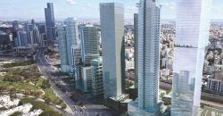 במגדל מידטאון, תל אביב למכירה בקומה גבוהה לים!