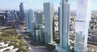 במגדל מידטאון, תל אביב למכירה בקומה גבוהה לים!