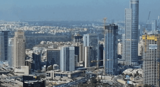 משרד להשכרה בלב מתחם הבורסה 208 מ"ר בקרבת רכבת !!