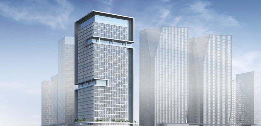 משרד מפואר 140 מ"ר + מרפסת להשכרה במגדל אקרו !