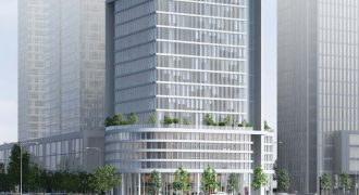 משרד מפואר 140 מ"ר + מרפסת להשכרה במגדל אקרו !