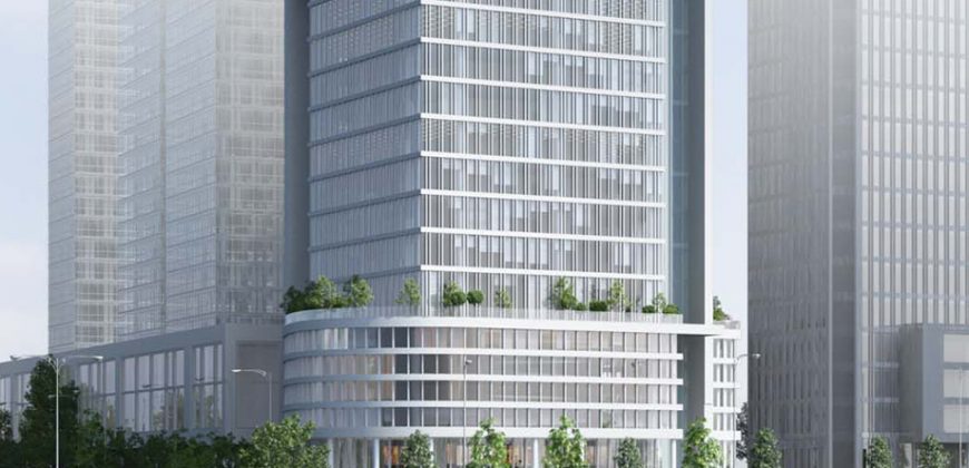 משרד מפואר 140 מ"ר + מרפסת להשכרה במגדל אקרו !