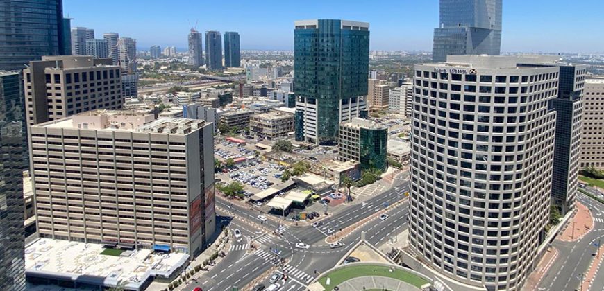 מציאה, השכרת משרד במגדל משה אביב, נוף משגע