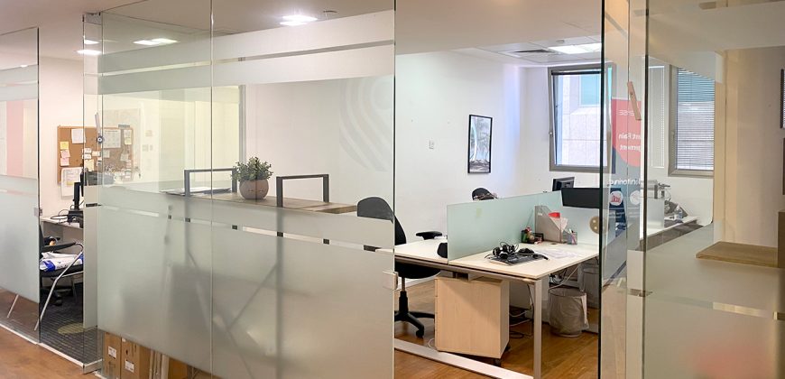 קומה עצמאית להשכרה 416 מ"ר לב מתחם הבורסה!!