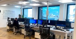 משרד להשכרה בלב מתחם הבורסה 208 מ"ר בקרבת רכבת !!