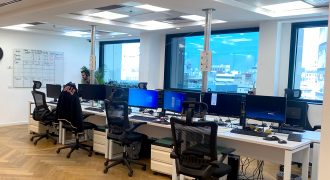 משרד להשכרה בלב מתחם הבורסה 208 מ"ר בקרבת רכבת !!