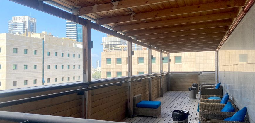 קומה עצמאית להשכרה 416 מ"ר לב מתחם הבורסה!!