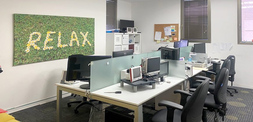 קומה עצמאית להשכרה 416 מ"ר לב מתחם הבורסה!!