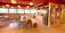 להשכרה בבנין בוטיק סמוך לרכבת השלום בתל אביב, משרד בגודל 350 מ"ר