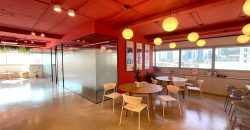 להשכרה בבנין בוטיק סמוך לרכבת השלום בתל אביב, משרד בגודל 350 מ"ר