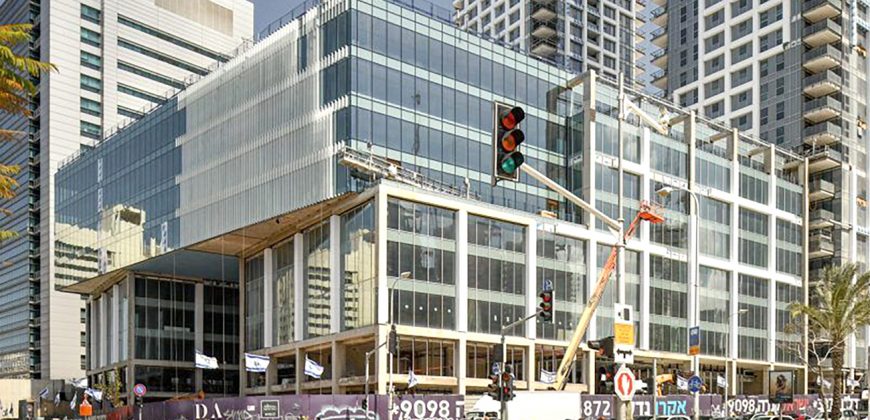 משרד להשכרה בפריים לוקיישן ! פרויקט דה וינצי. 179 מ"ר