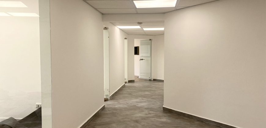 משרד להשכרה – 140 מ"ר – 75 ש"ח למ"ר בקרבת רכבת.