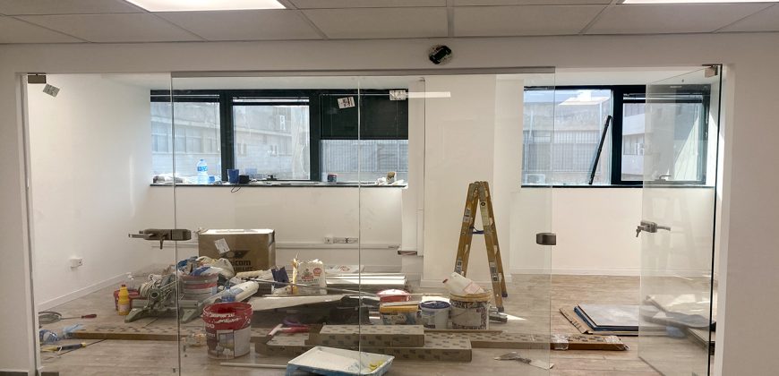 משרד להשכרה – 140 מ"ר – 75 ש"ח למ"ר בקרבת רכבת.