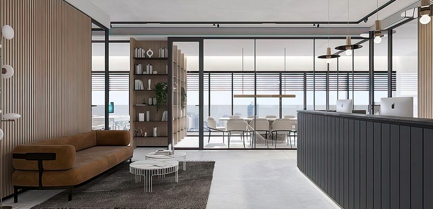 במתחם בסר המבוקש מגדל חדש 160 מ׳ להשכרה משרד הצגה!